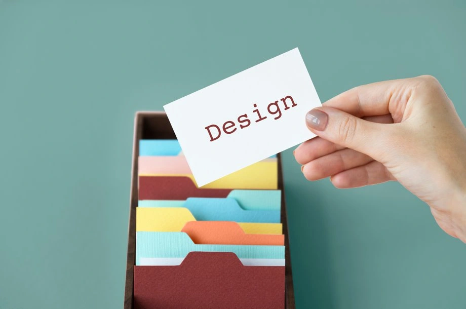 Business card design for trademark logo branding